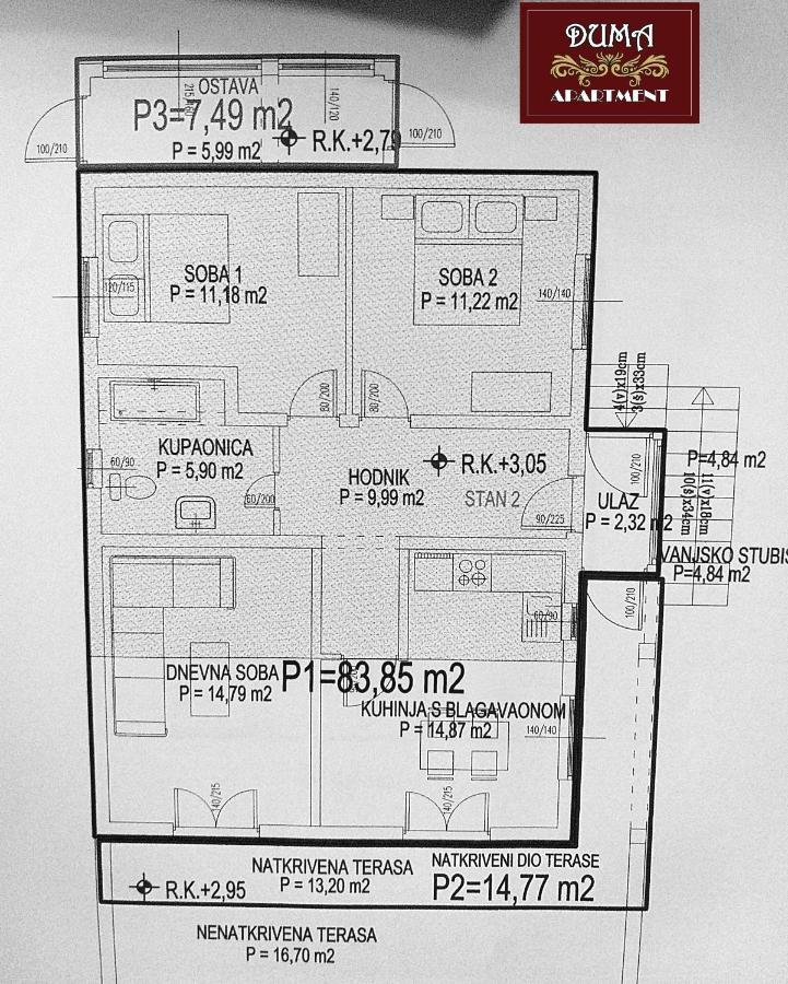 Apartment Duma Trogir Bagian luar foto